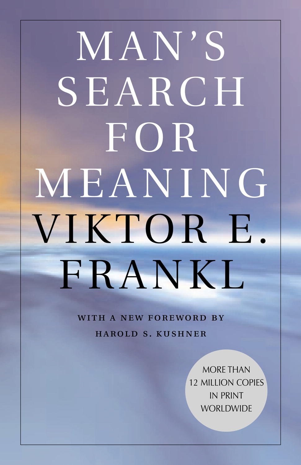 man's search for meaning - book cover