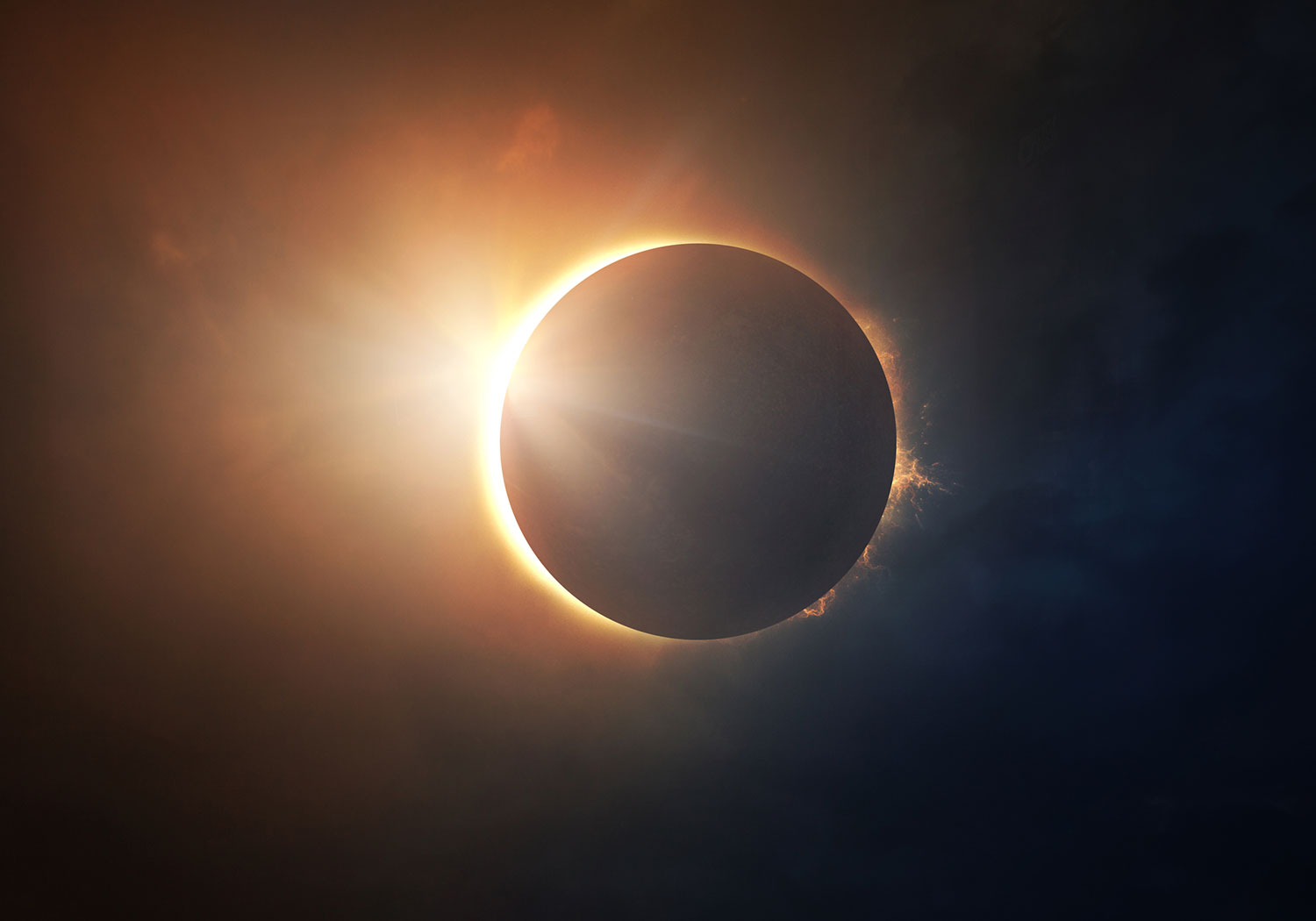 new moon and solar eclipse