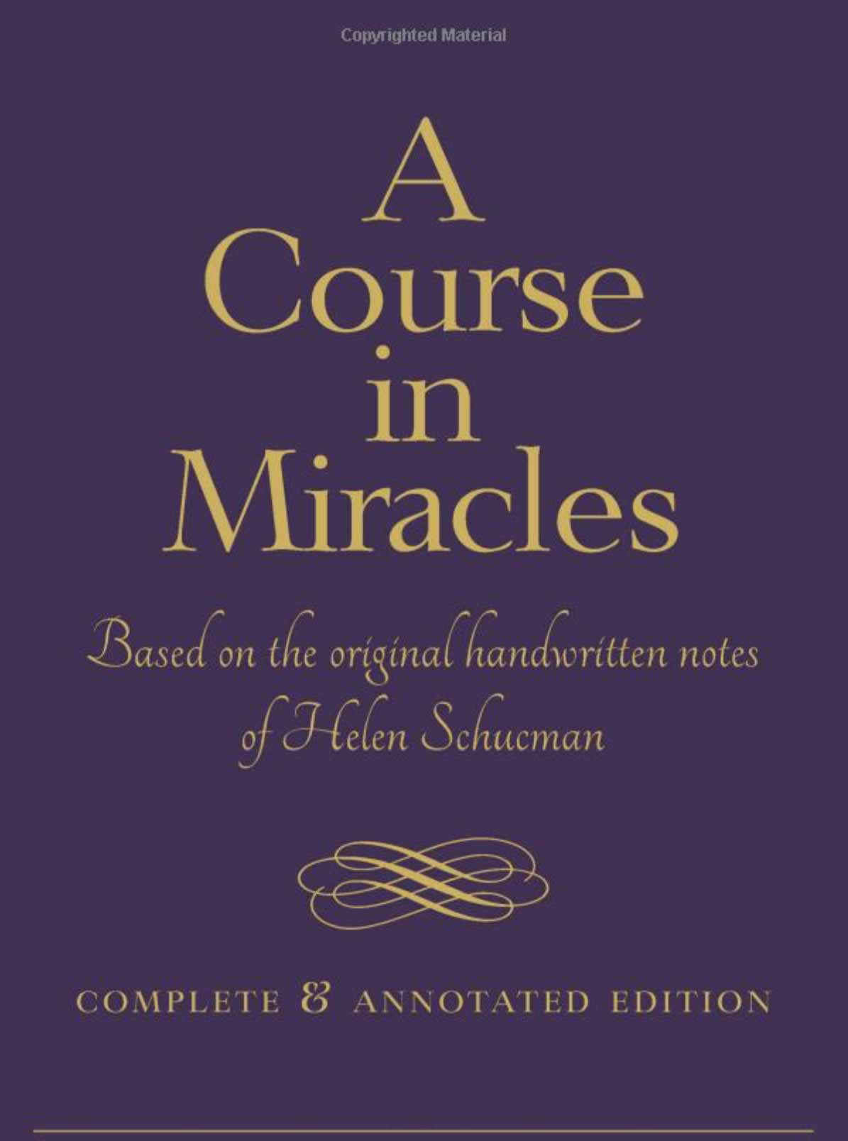 A Course In Miracles Book Cover 