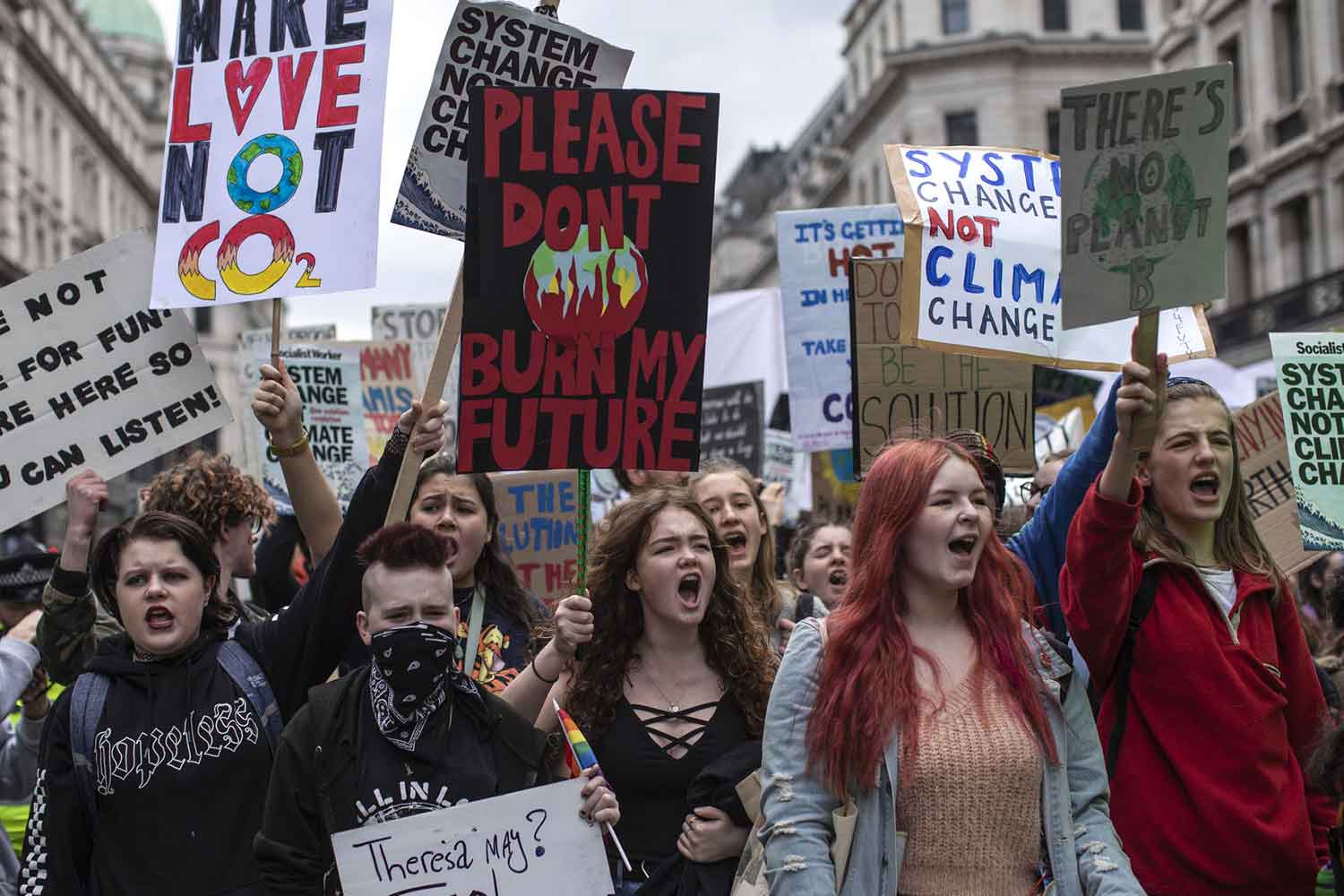 One of the largest environmental protests ever is underway. It’s led by children.