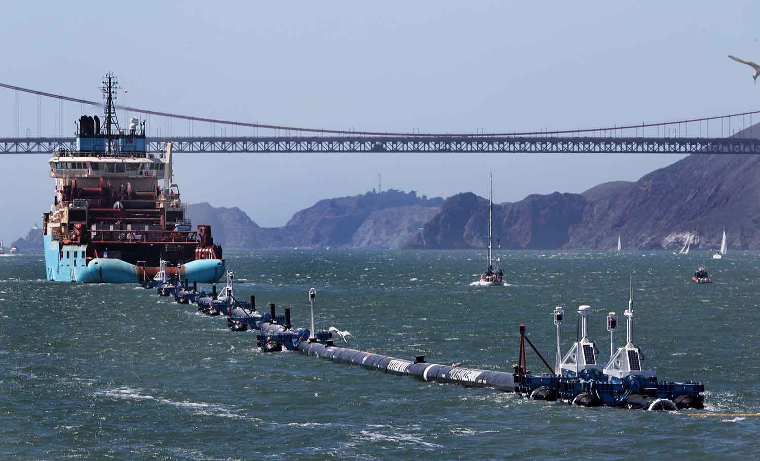 Ocean Cleanup's System 001